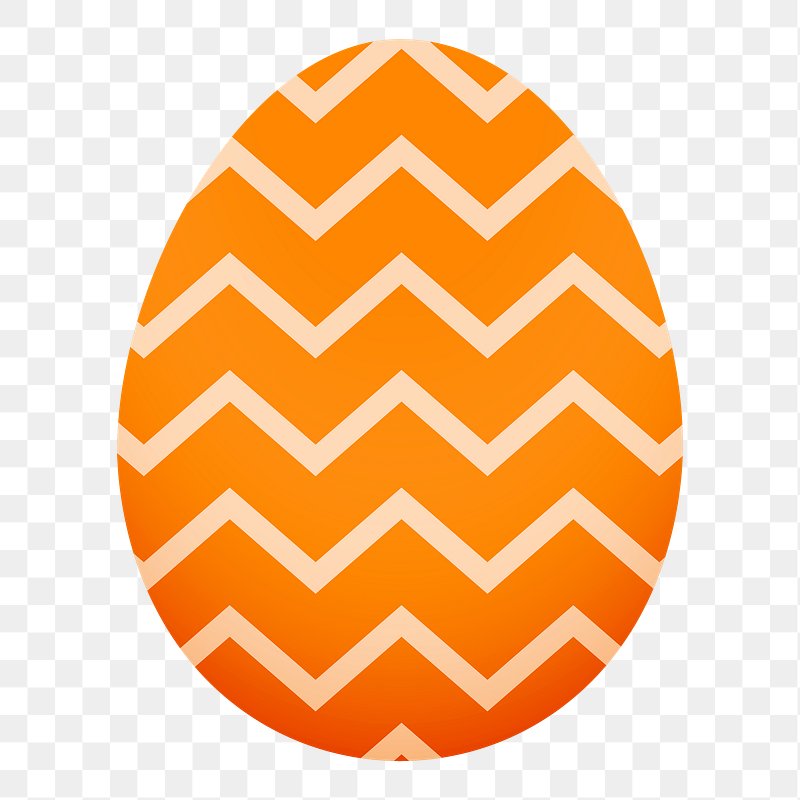 orange easter egg