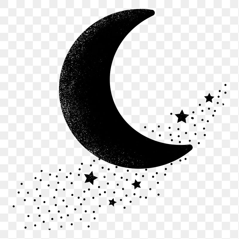 Black Moon PNG Images With Transparent Background