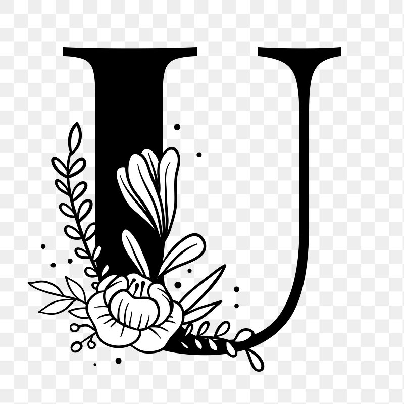 Letter U Floral Alphabet Images  Free Photos, PNG Stickers, Wallpapers &  Backgrounds - rawpixel