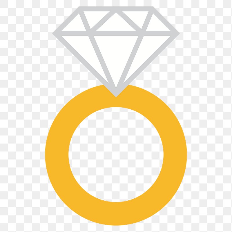Diamond ring design element transparent | Premium PNG Sticker - rawpixel