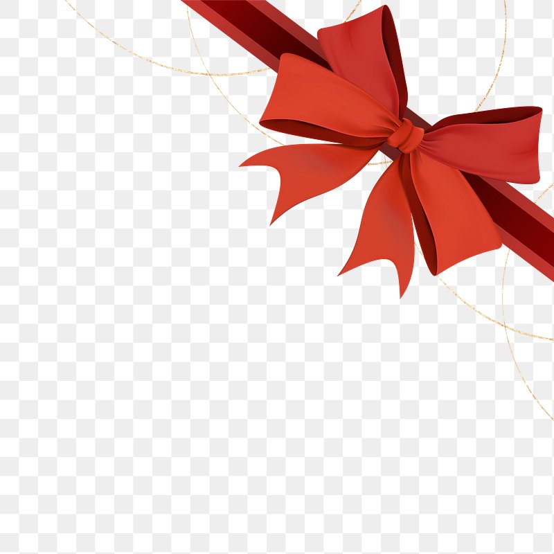 Red Ribbon Bow PNG Transparent Images Free Download, Vector Files