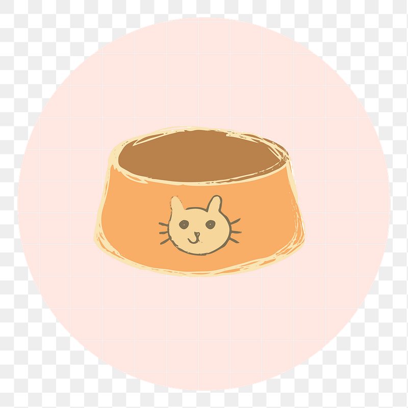 Free Vector  Cute cat story highlights icon for social media vector