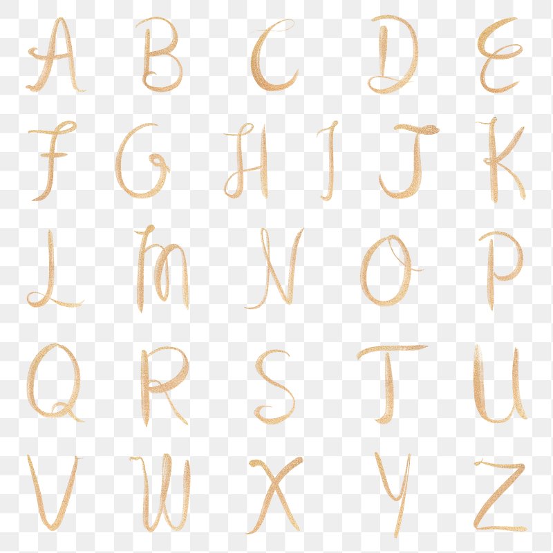Gold Alphabet Font Letter Images | Free Photos, PNG Stickers ...