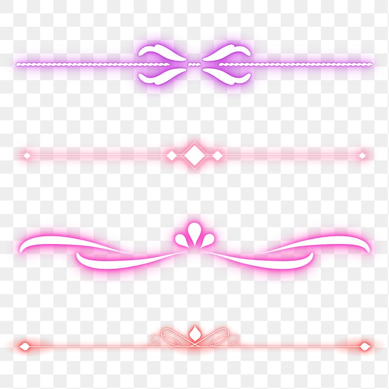 purple ribbon border