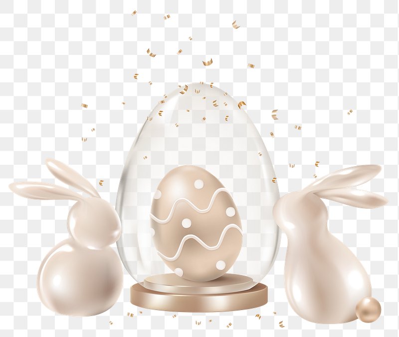 Golden Easter Eggs PNG Images