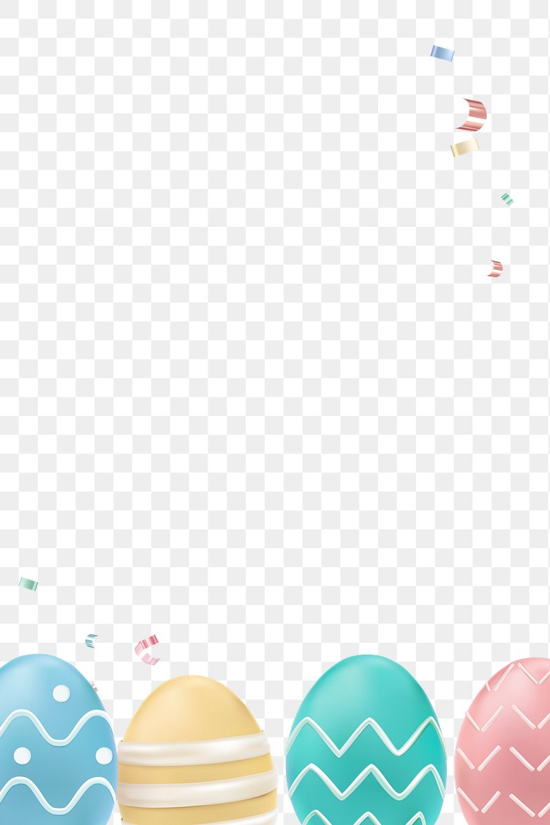 Premium PSD  Easter egg bunch of colorful eggs on transparent background  png clipart