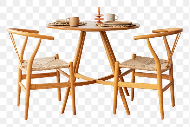table and chairs png