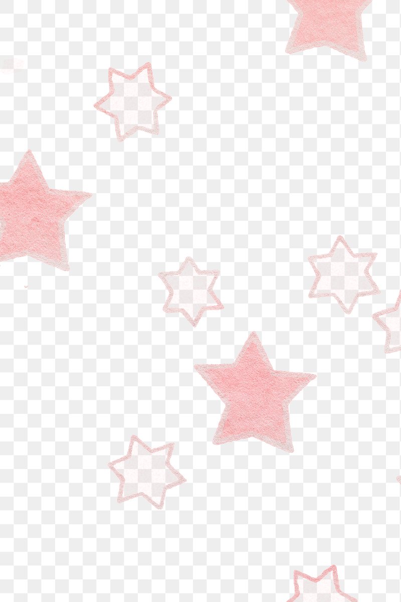 Pink star pattern background design element Free stock illustration