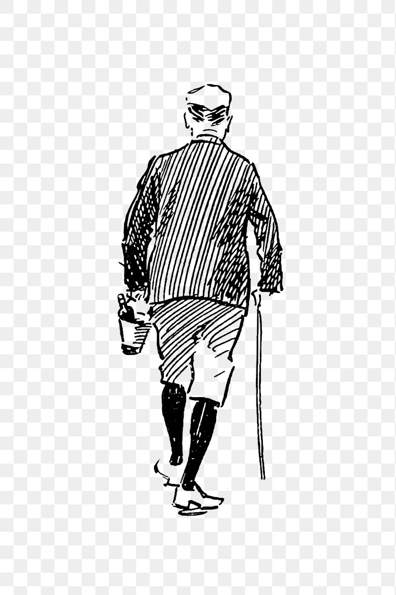 Continuous Line Drawing. Happy Man Walking. Simple Vector Illustration.  Happy Man Walking Concept Hand Drawing Sketch Line Stock Vector -  Illustration of vector, sketch: 164005629