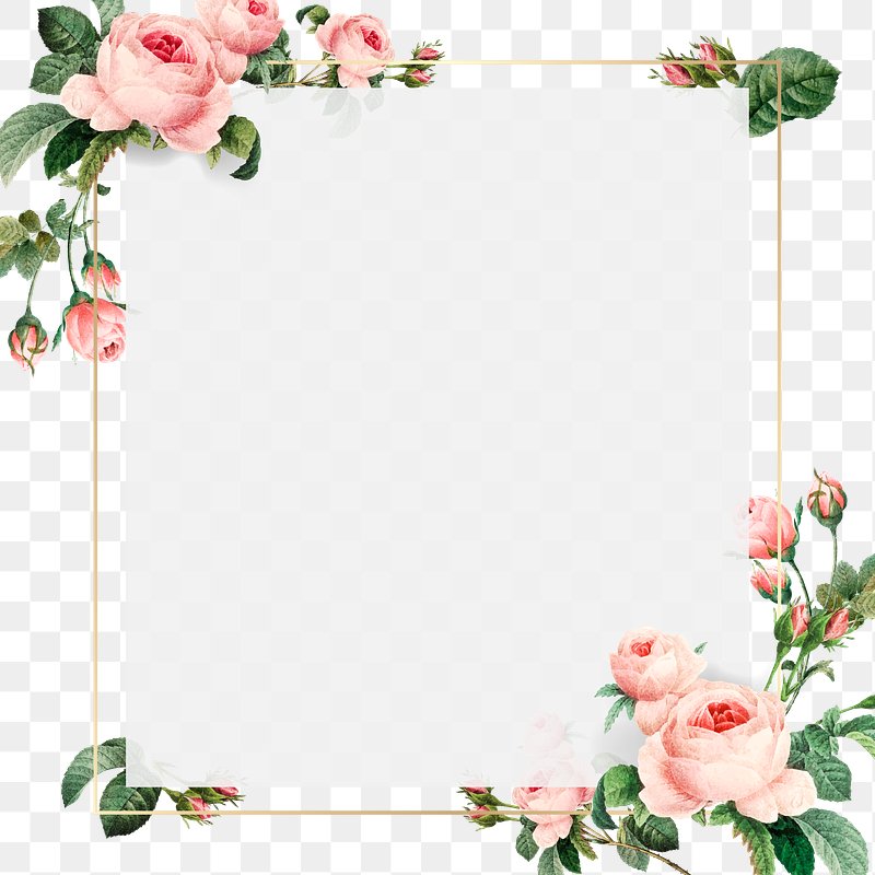 Floral Border Designs | Free Vector Graphics, Clip Art, PSD & PNG Frames &  Background Images - rawpixel