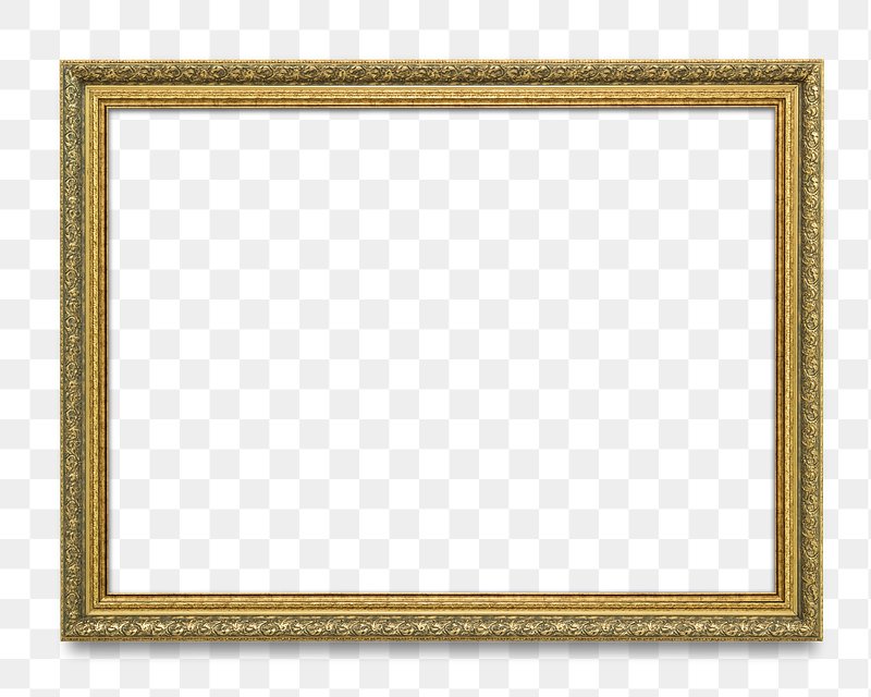 Gold picture frame transparent png | Free PNG Mockup - rawpixel