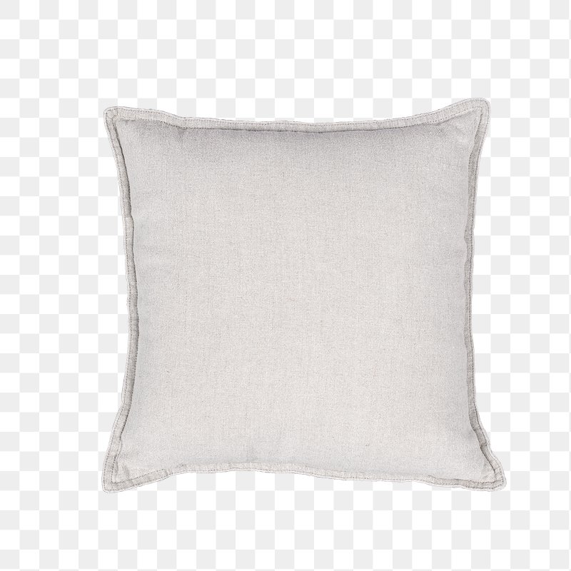 Png white cushion pillow mockup on transparent background, free image by  rawpixel.com / eve