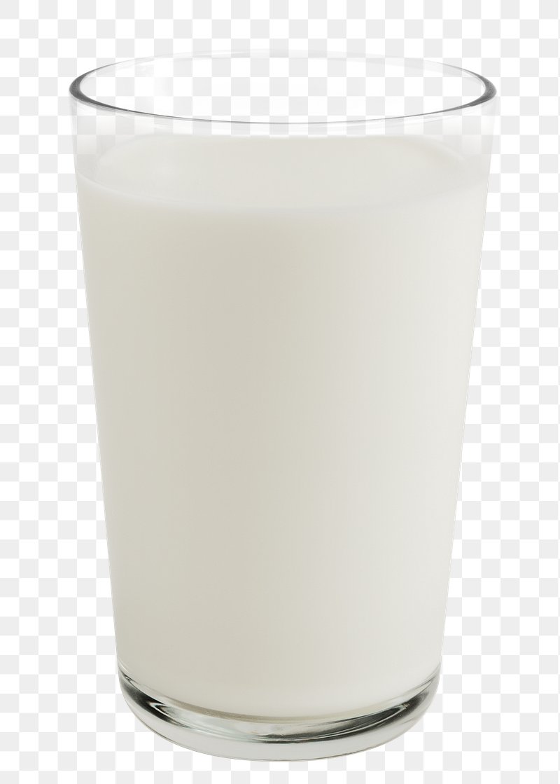 Fresh milk in a glass design element | Free stock illustration | High ...