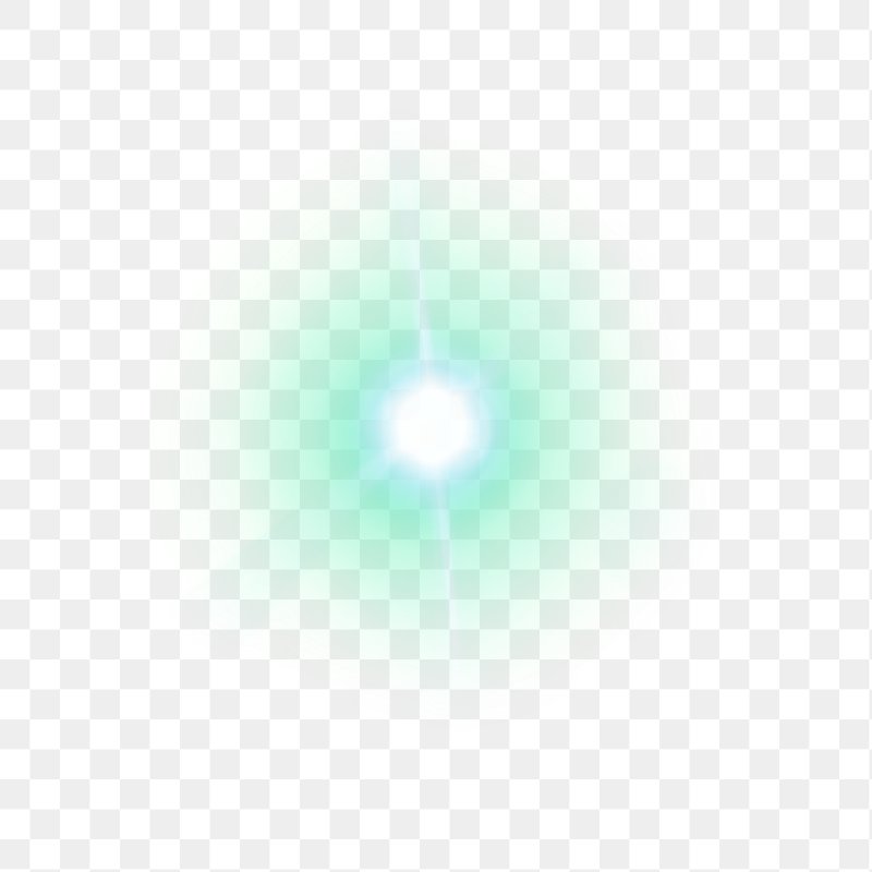 green optical flare