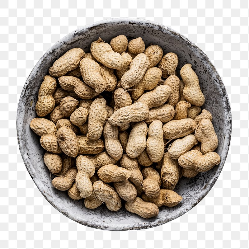 football background with peanuts