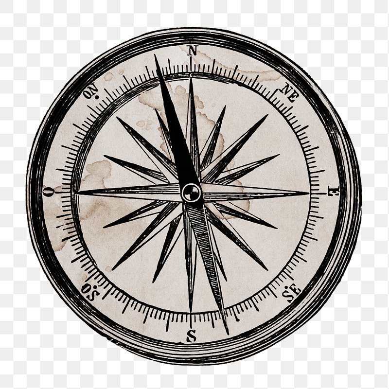 old map compass png