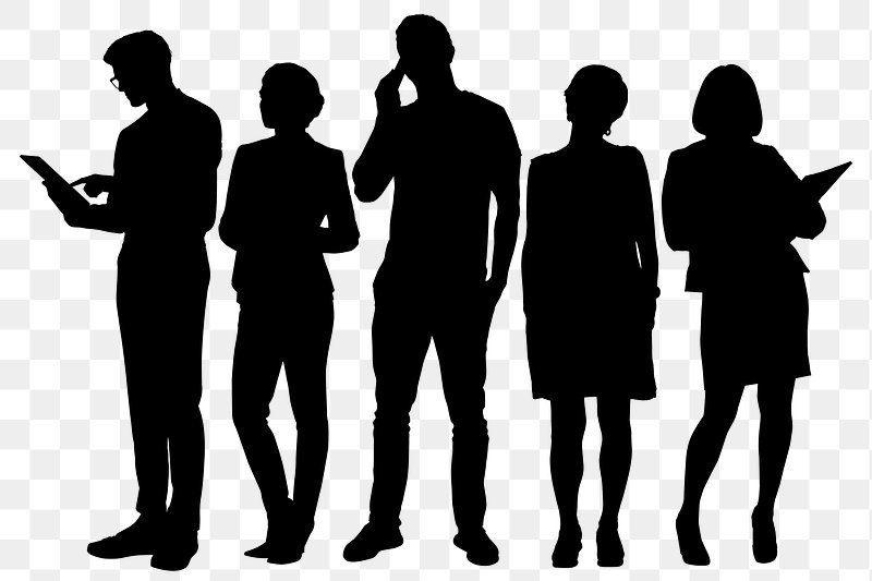 People Silhouettes PNG, Vector, PSD, and Clipart With Transparent