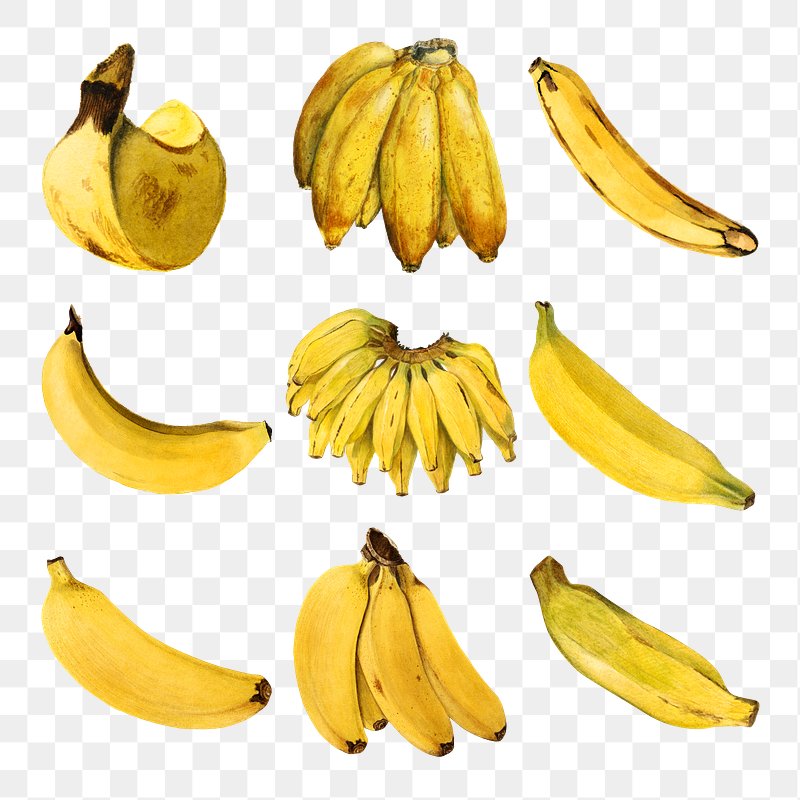 Banana PNG Images  Free Photos, PNG Stickers, Wallpapers & Backgrounds -  rawpixel