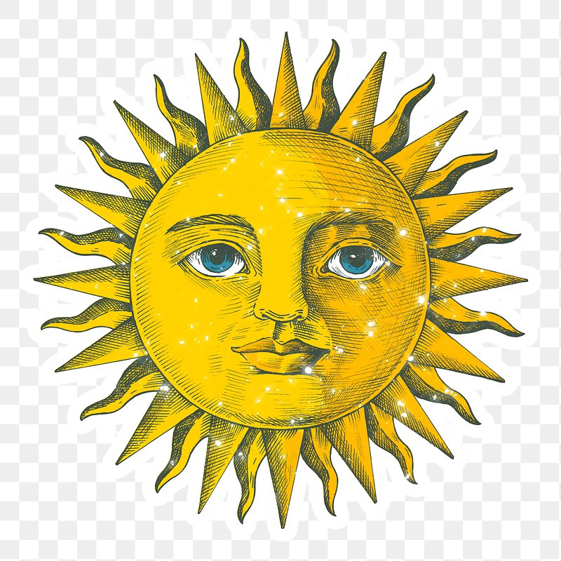 border with the sun clipart