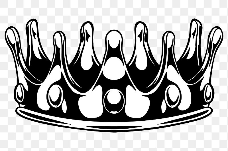 Premium Vector  Crown symbol logo tattoo design stencil vector illustration