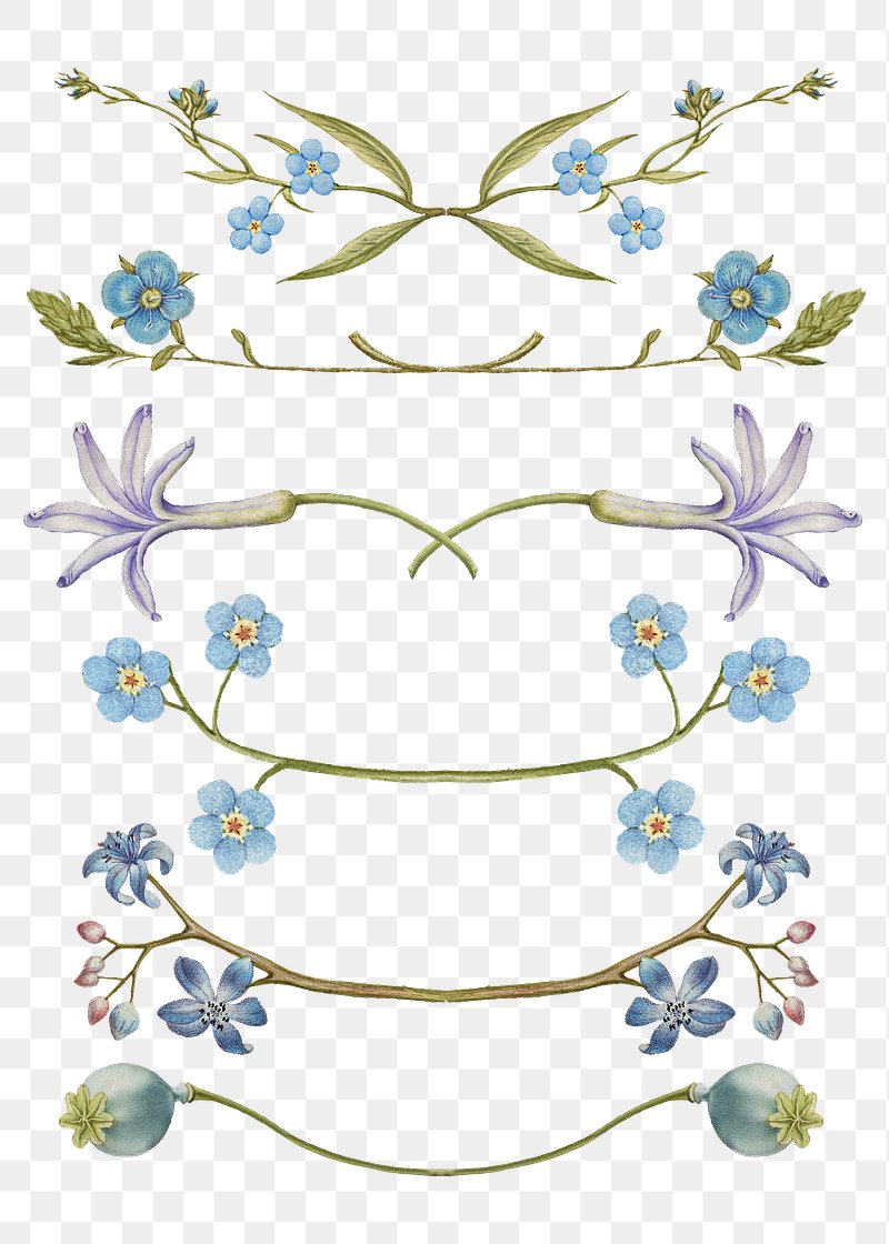 free floral flourish clipart free