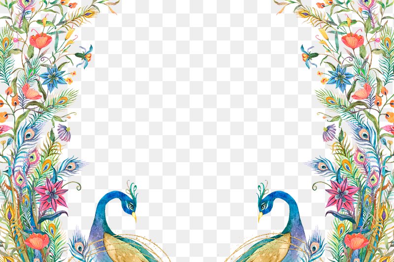 Peacock Frame PNG Images | Free Photos, PNG Stickers, Wallpapers &  Backgrounds - rawpixel