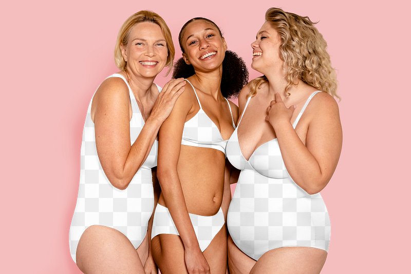 Free: Size inclusive underwear mockup, women's