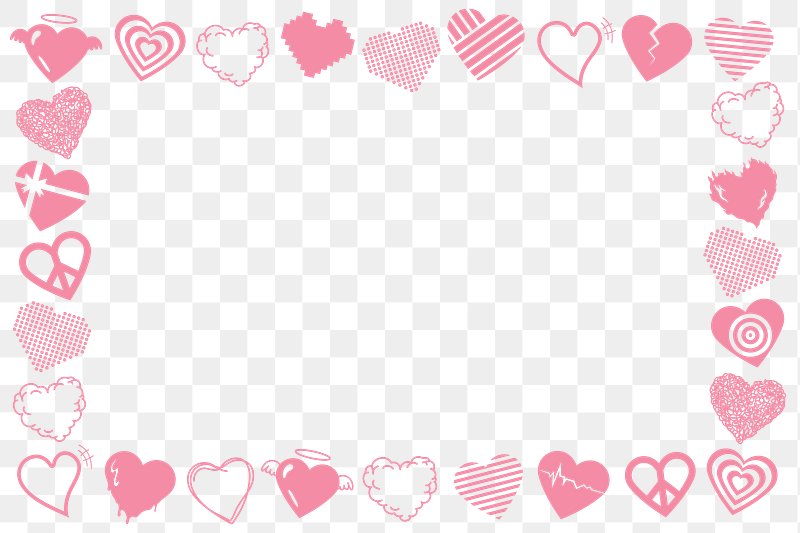simple 3d border frame stack of heart for wallpaper and presentation  background template 6878318 Stock Photo at Vecteezy