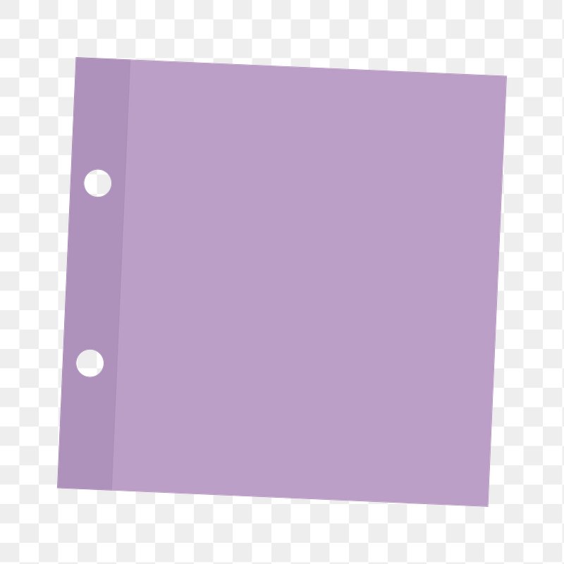 purple sticky note