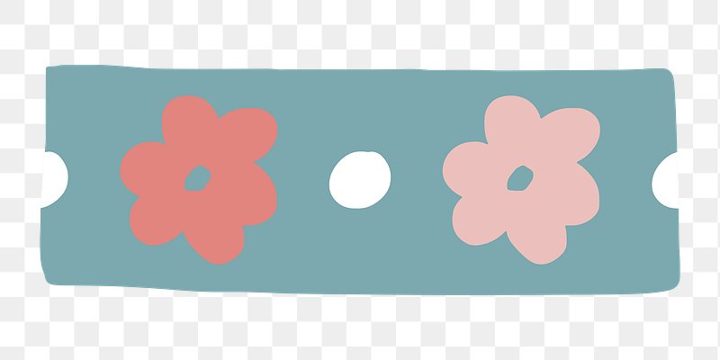 beige floral washi tape