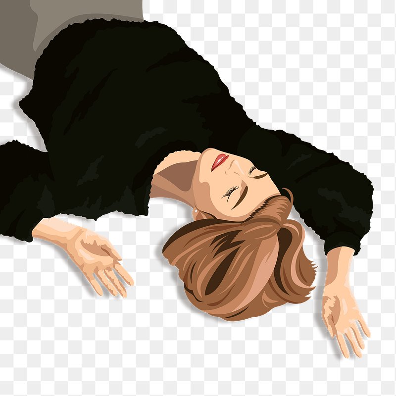 Woman Lying On The Floor Png