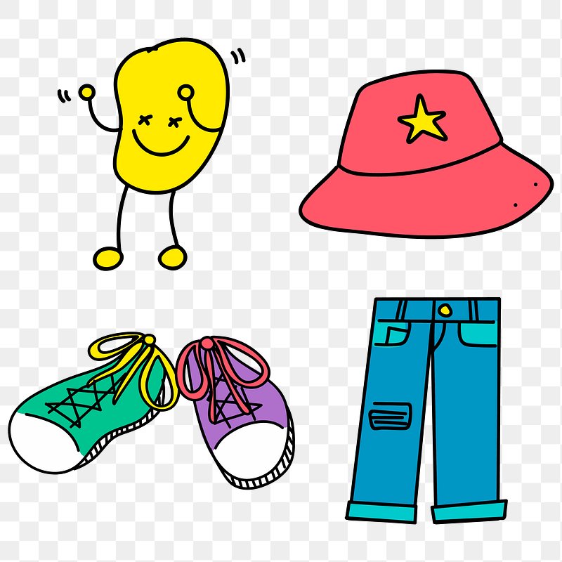 sunny day clothes clipart png