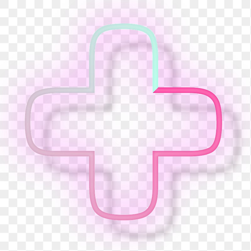 Pink neon glow plus sign | Free PNG Sticker - rawpixel