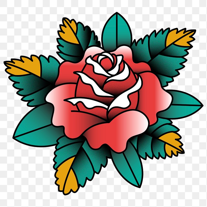 Rose Tattoo PNG  Black Rose Tattoo  CleanPNG  KissPNG