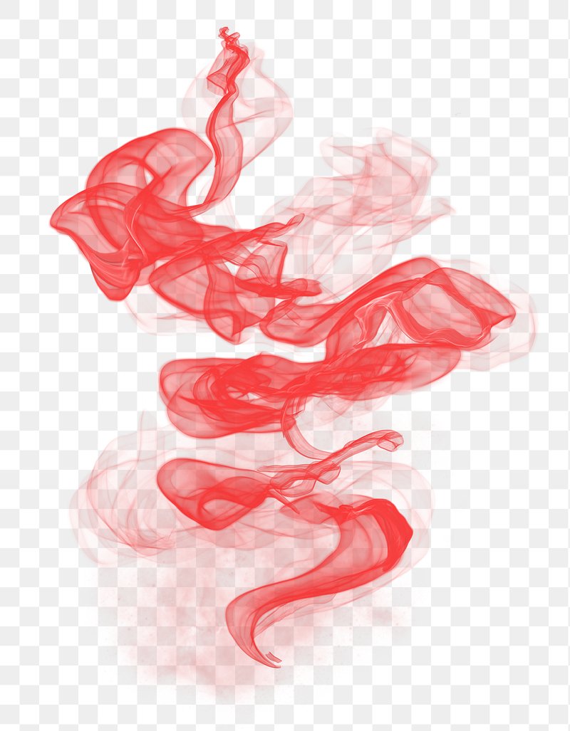 red smoke effect png
