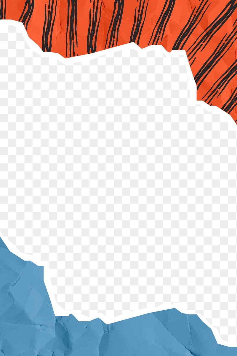 Border png of ripped grid | Free PNG Sticker - rawpixel