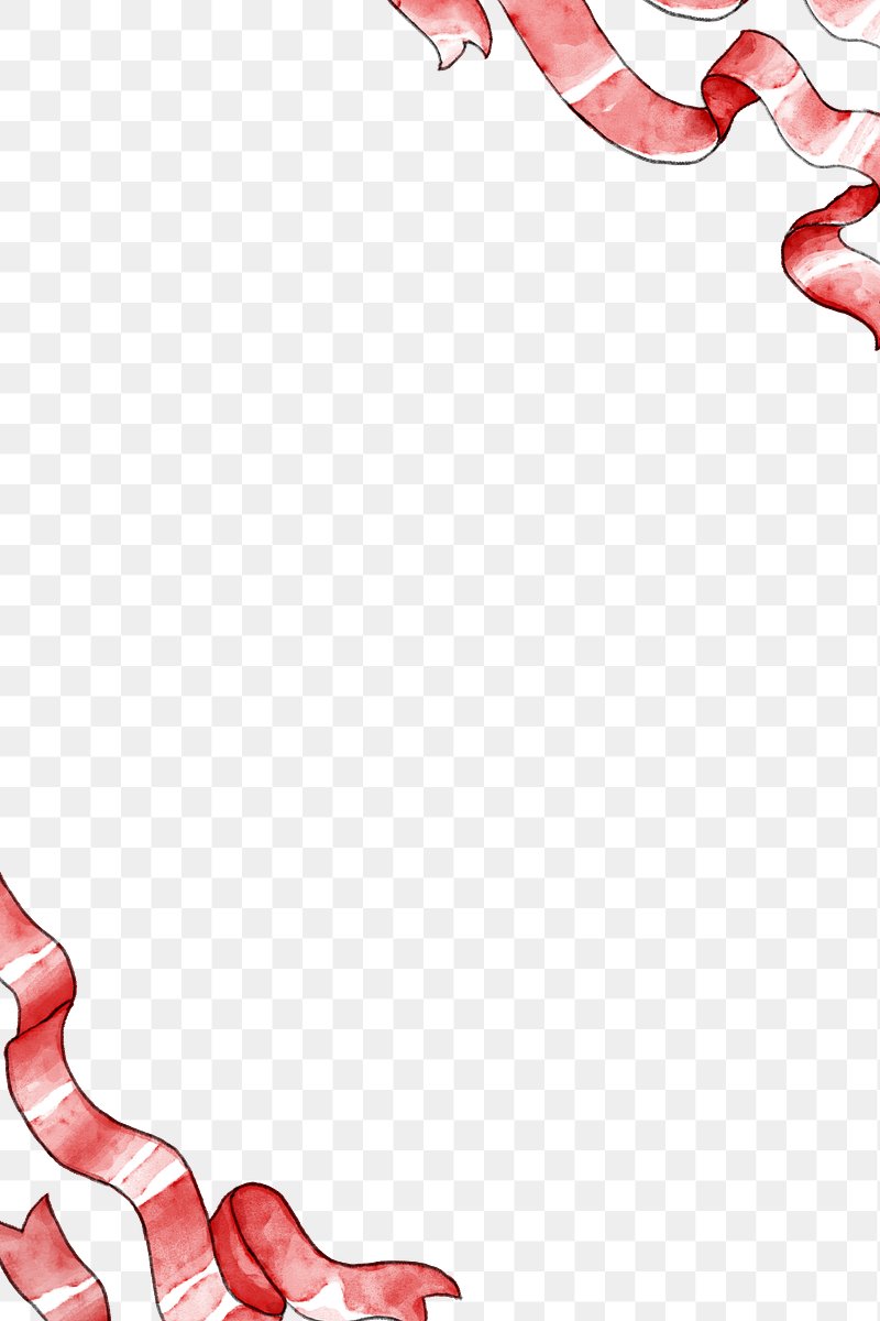 Red Ribbon Border Clipart