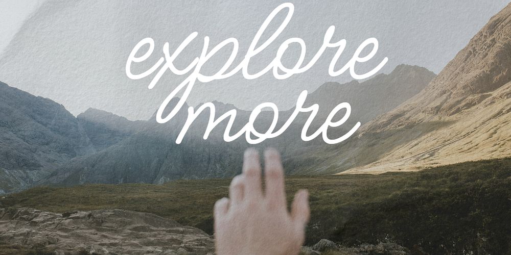 Travel adventure Twitter post template, editable quote