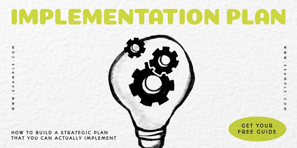 Implementation plan Twitter ad template, editable text