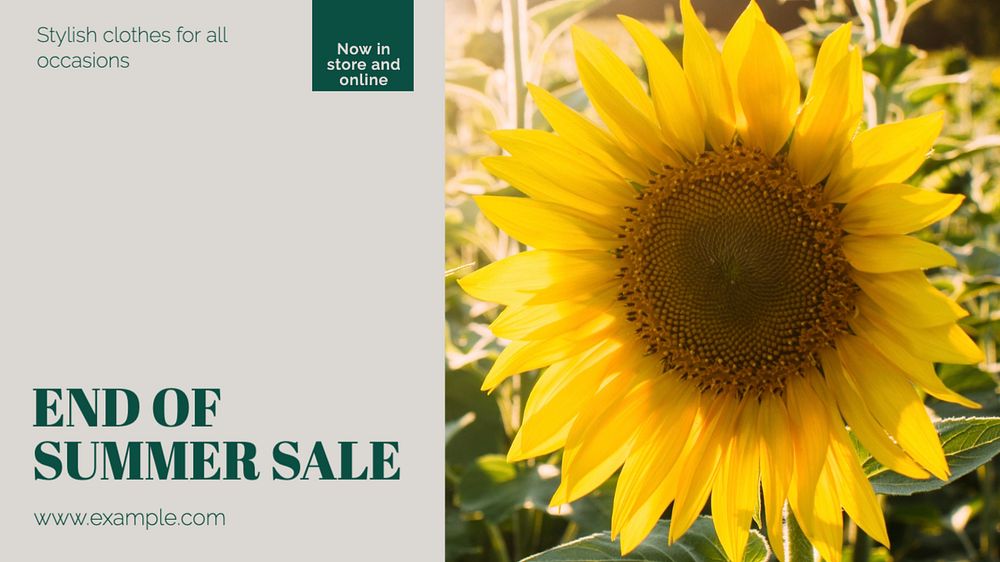 Summer sale blog banner template, editable ad