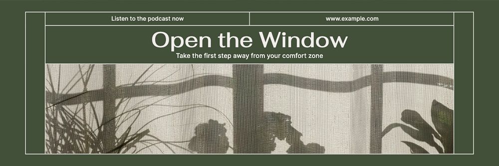 Comfort zone email header template, editable design