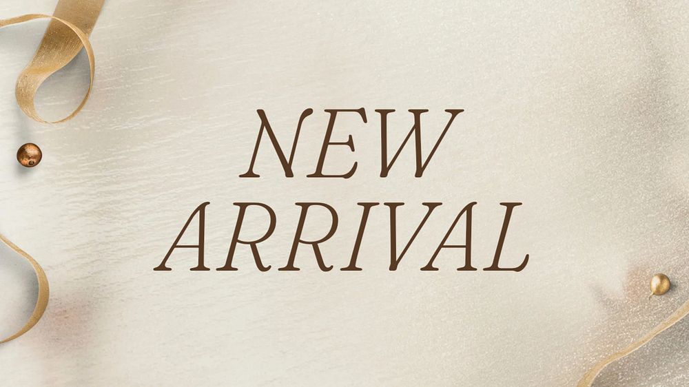 New arrival blog banner template, editable text