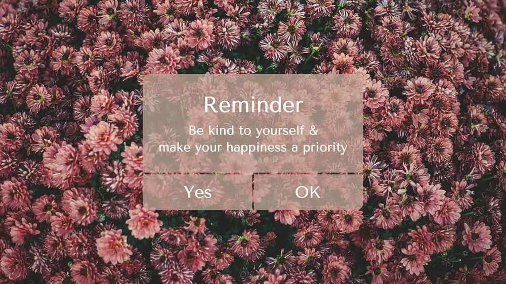 Self love reminder  blog banner template, editable text