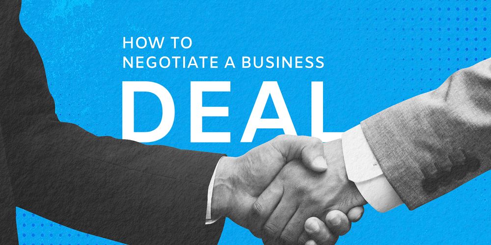 Business meeting, Twitter header template, editable design