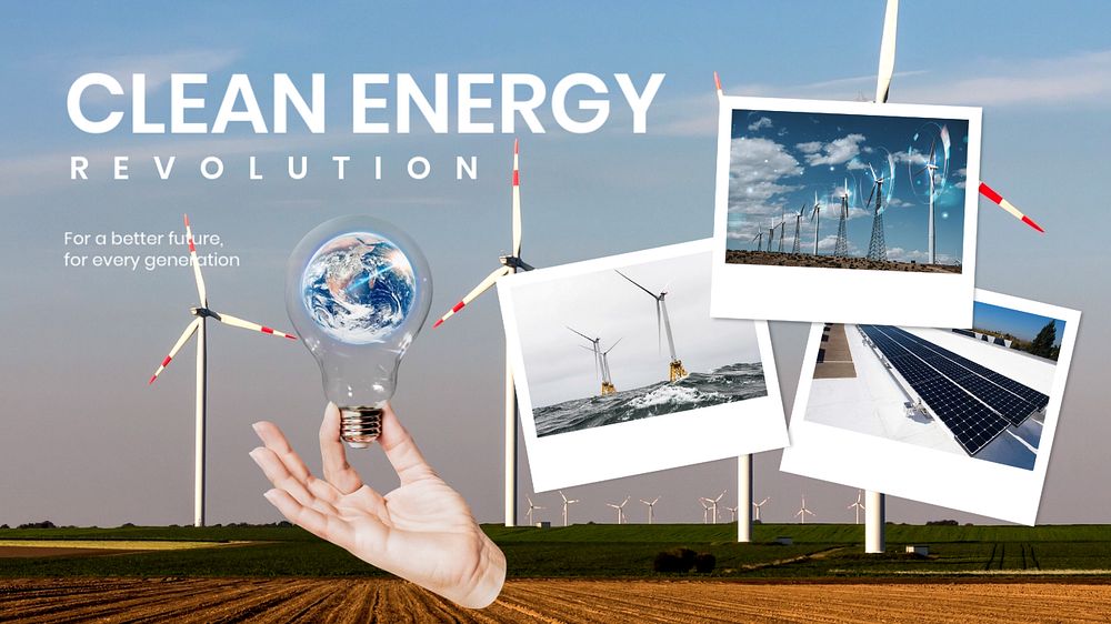 Environment Facebook event cover template, editable design