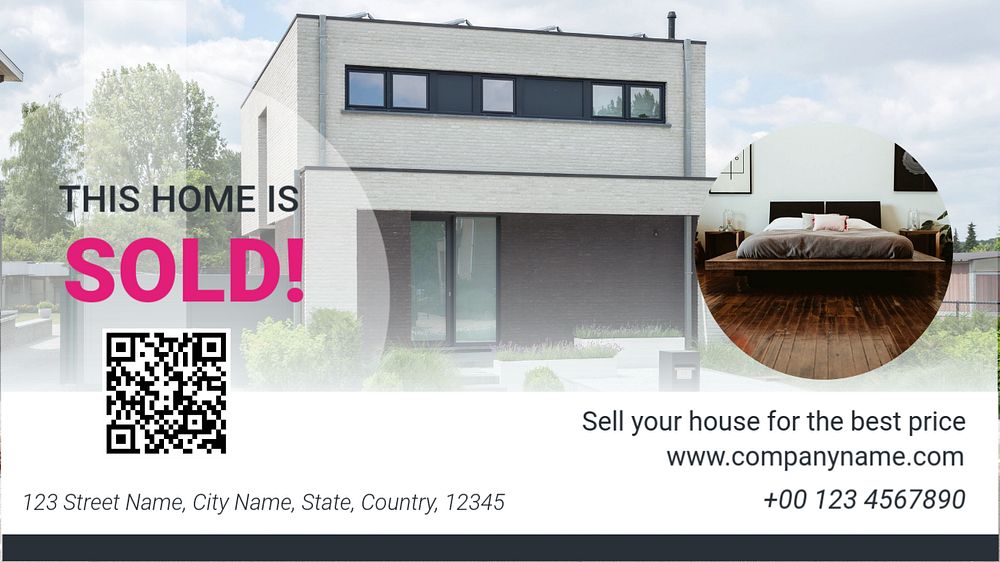Housing market ppt presentation template, editable text
