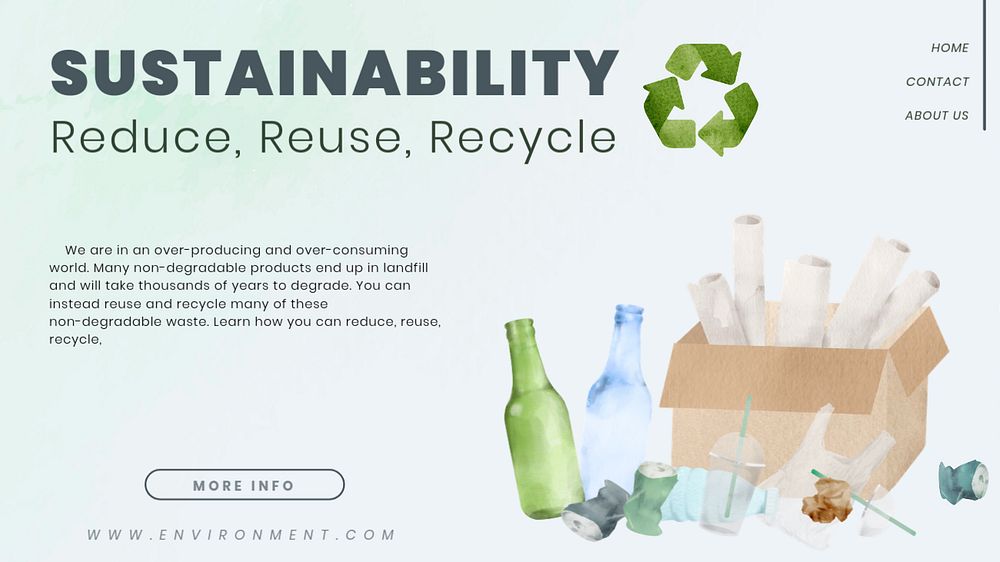 Sustainability Google slides template