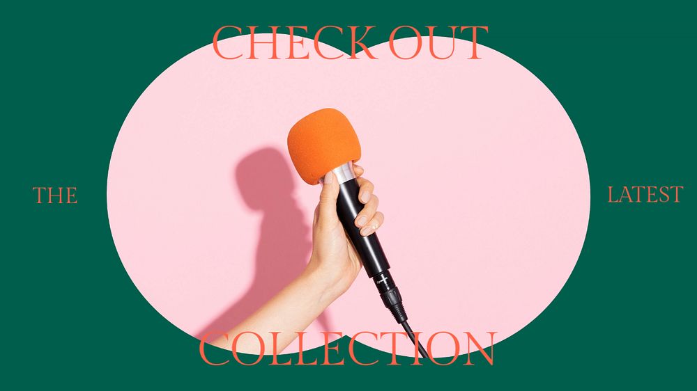 Latest collection blog banner template, fashion design