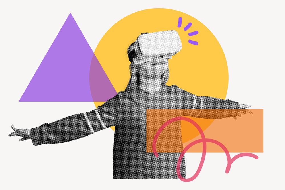 Virtual learning collage element, education design
