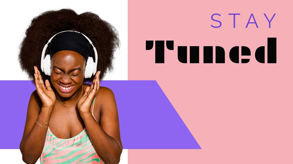 Hobby blog banner template, music lover lifestyle design